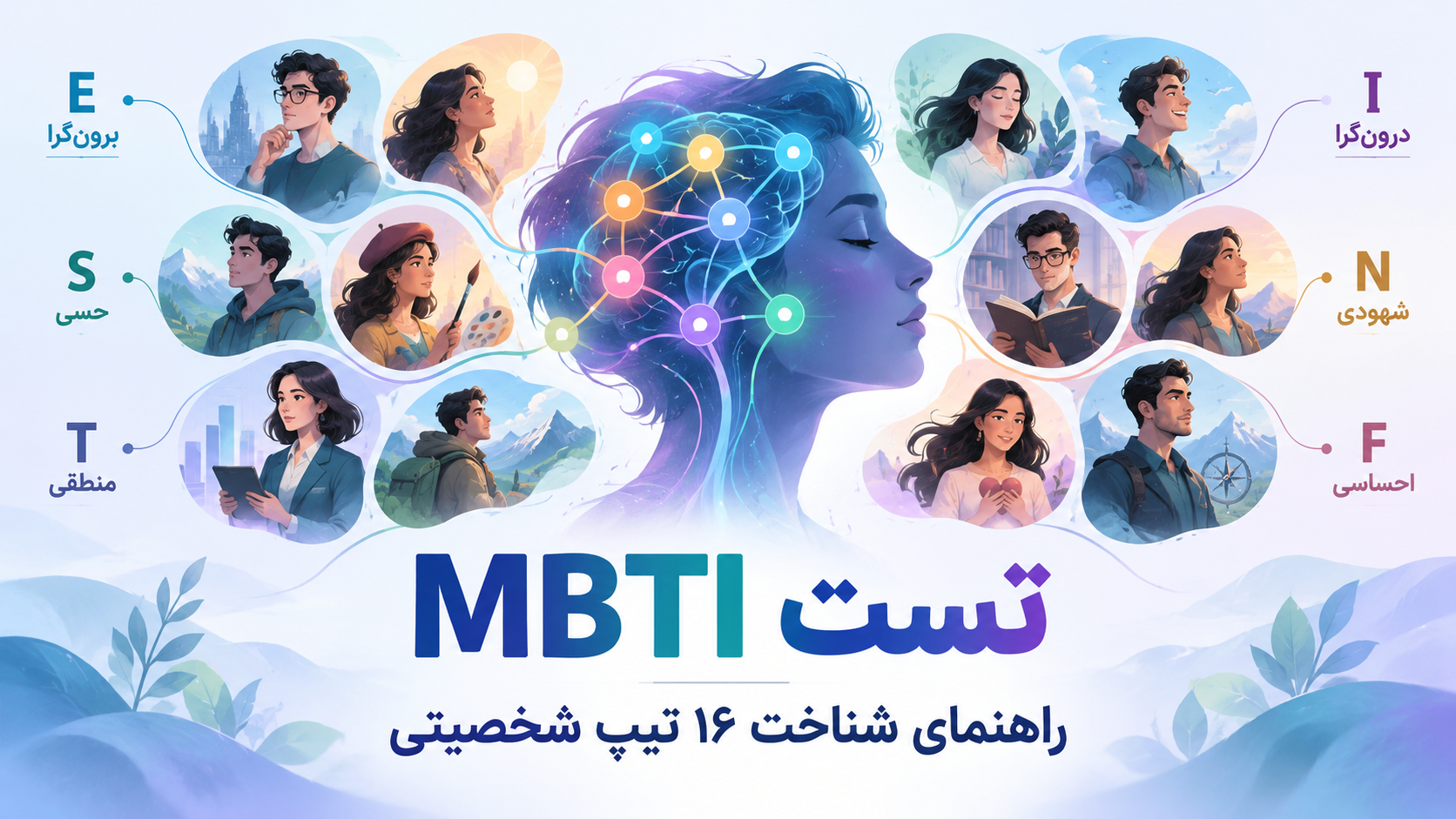 تست MBTI رایگان آنلاین | شناخت ۱۶ تیپ شخصیتی | مایند کوئیز